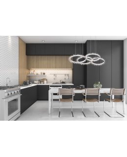 Eurofase 33731-018  Scoppia Four Light Chandelier